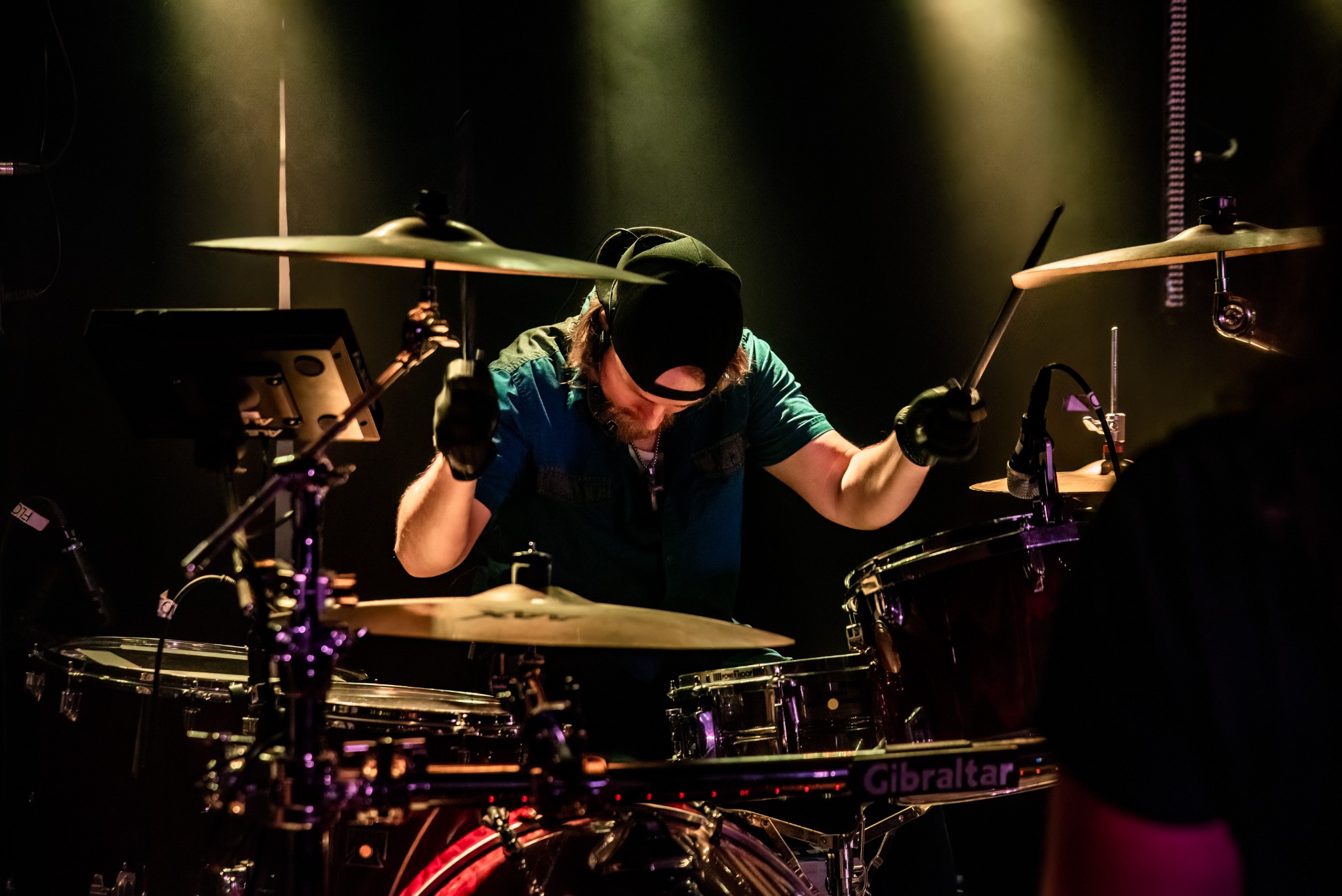 Brock Demarce performing on guitar